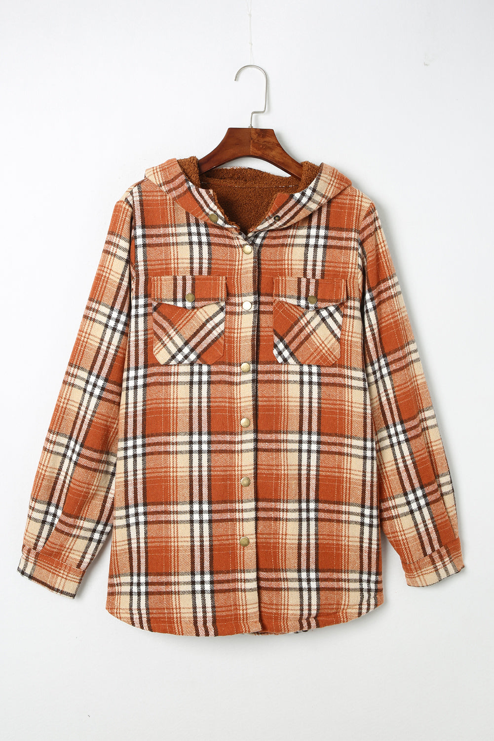 Drune | Gepunktete Jacke mit Kapuze Weiches Plüschfutter Perfekt Für Kalte Tage