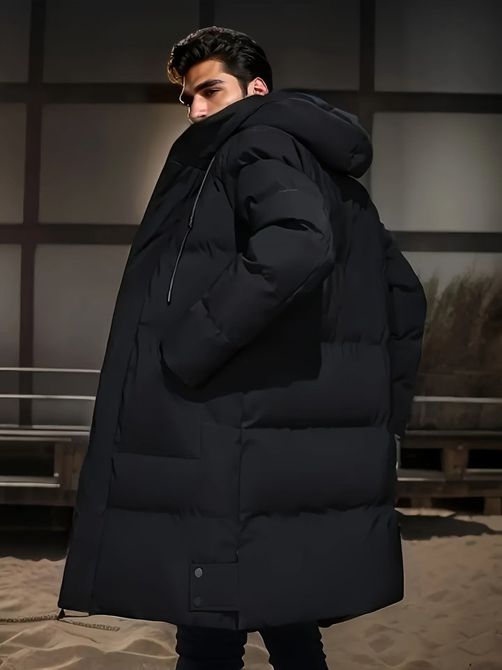 Drune | Winterjacke mit Kapuze und Fleece-Futter für Herren - Perfekt für Aktivitäten im Freien