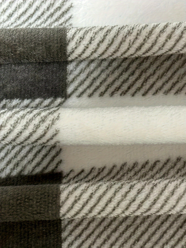 Drune | Flannel Karierter Hoodie Baumwolle und Polyester Trendig und Komfortabel