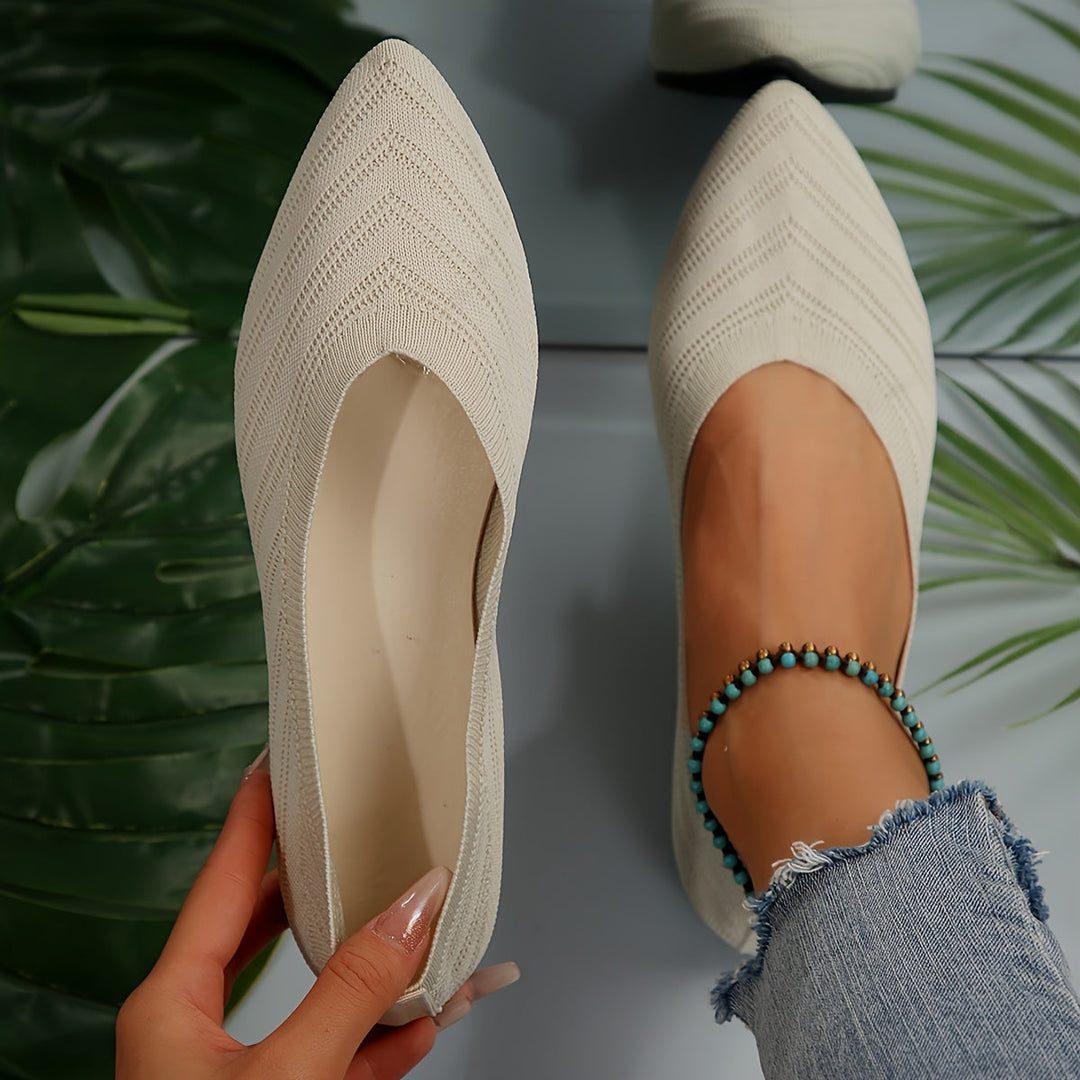 Drune | Ballerinas für Damen Slip On Atmungsaktive Wohnungen