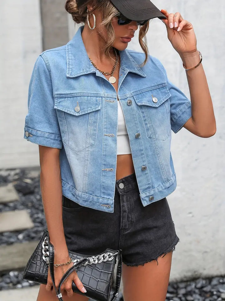 Drune | Kurze Denim Jacke