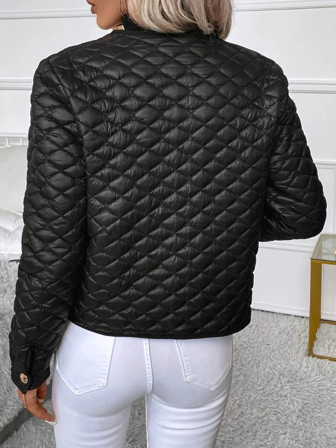 Drune | Warme schwarze Damenjacke