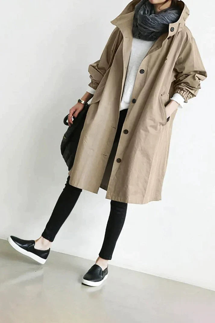 Drune - Trenchcoat mit Kapuze