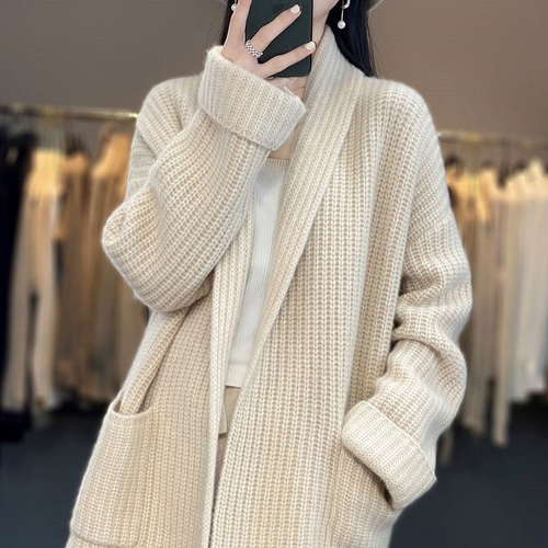 Drune | Damen Cardigan mit Taschen