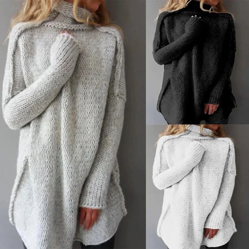 Drune | Pullover Rollkragen - Einfarbig für den Winter