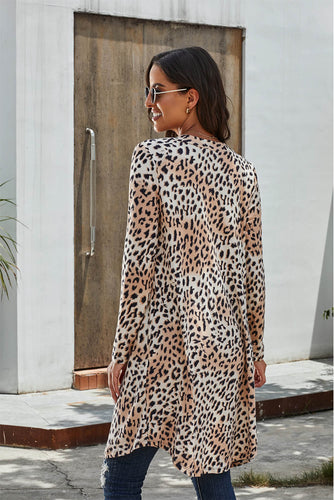 Drune | Bedruckter Offene Front Langarm Cardigan