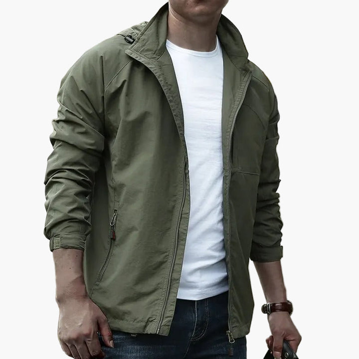Drune | Cargo Sommerjacke Wasserfest Atmungsaktiv Freizeit Outdoorjacke