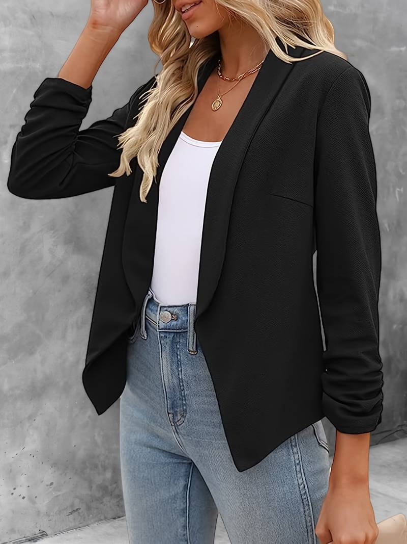 Drune | stilvoller blazer mit offener vorderseite