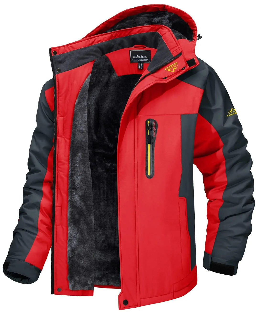 Drune | Wasserdichte Jacke mit Fleece-Futter