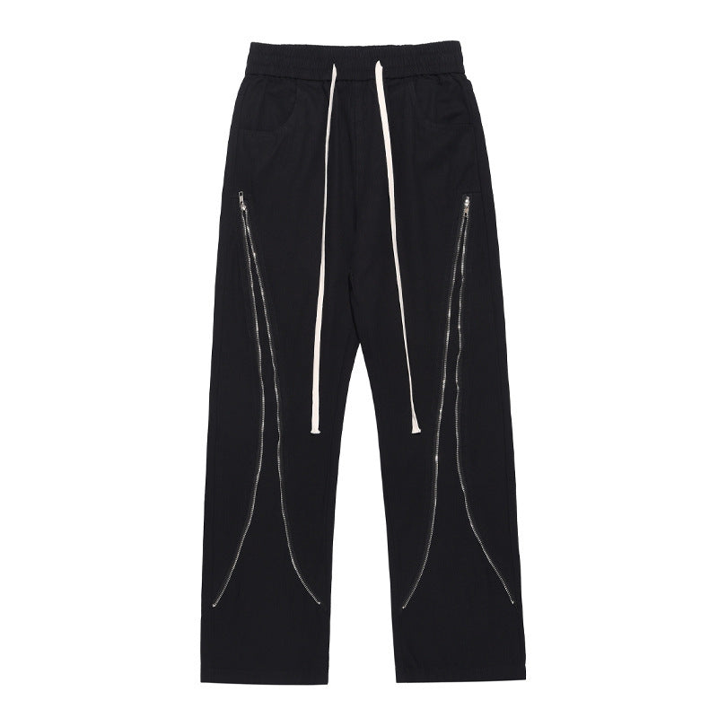 Drune | Freizeit-Hose mit langen Reißverschlüssen