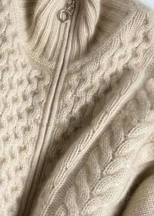 Drune | Strickjacke mit hohem Halsausschnitt