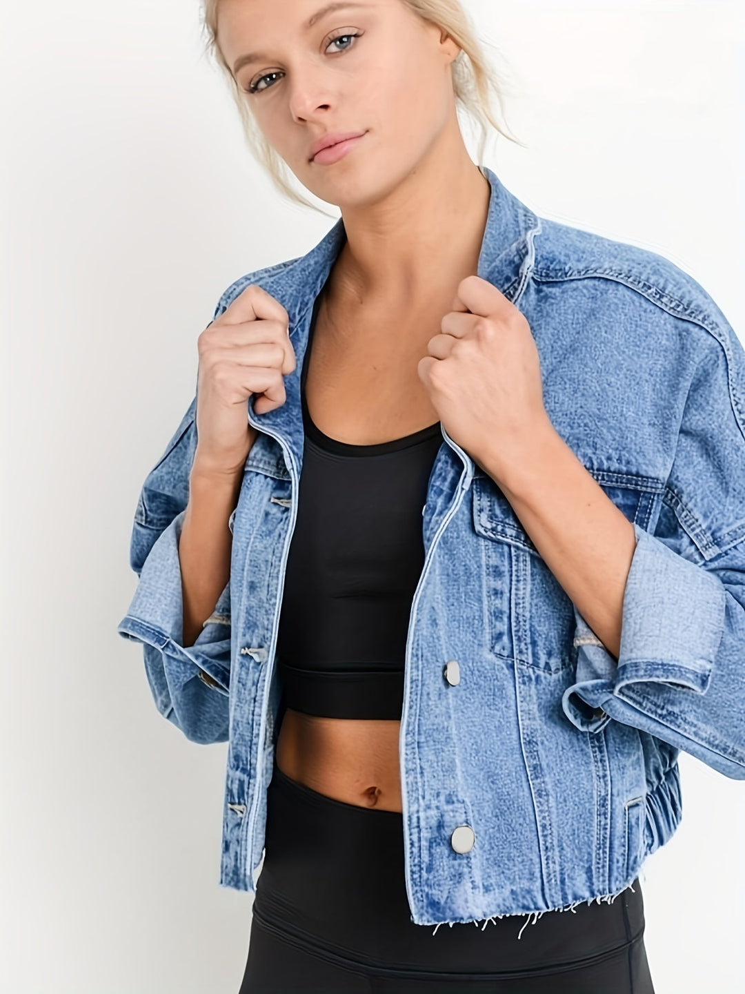 Drune | Jeansjacke mit Reverskragen für Den Herbst