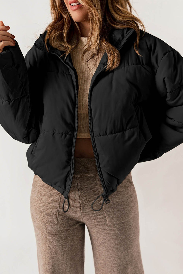 Drune | Pufferjacke - Leichte Wärme - Tunnelzugsaum - Lässiger Winterstil