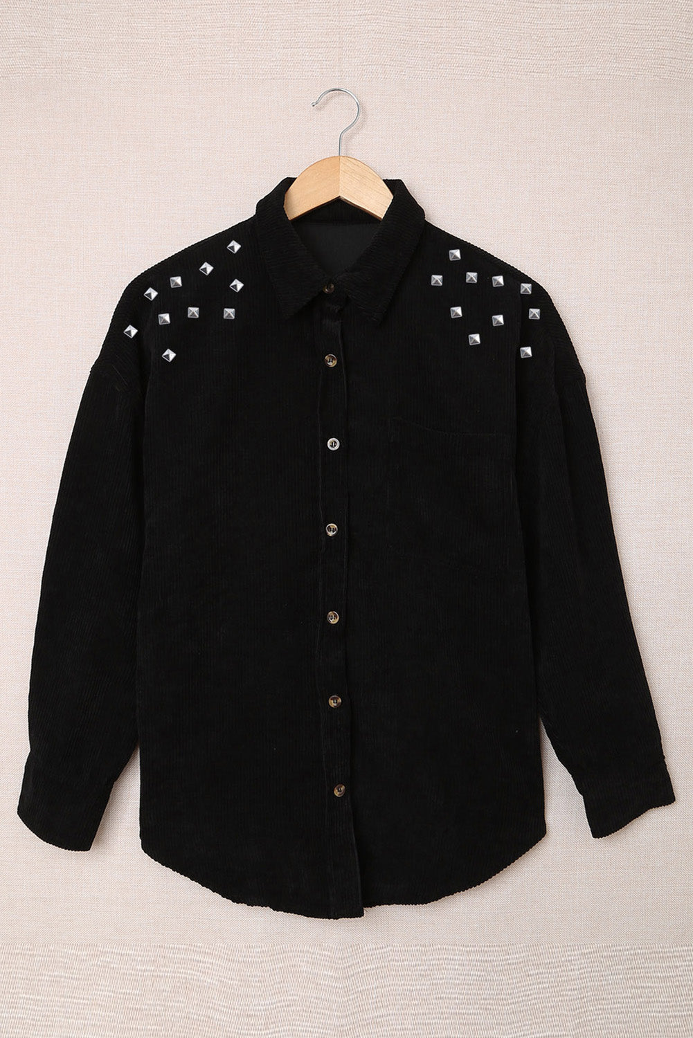 Drune | Cordura-hemdjacke mit Nieten Baumwollmischung Trendy und Modern