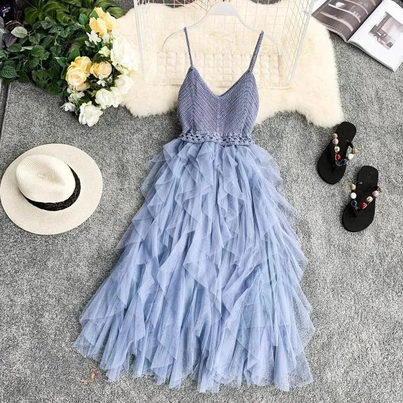 Drune | Kleid aus Netzschlaufe
