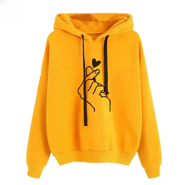 Drune | Casual Hoodie mit Grafischem Druck Baumwollmischung Weich und Komfortabel