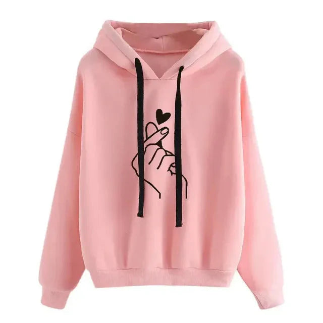 Drune | Casual Hoodie mit Grafischem Druck Baumwollmischung Weich und Komfortabel