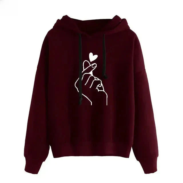 Drune | Casual Hoodie mit Grafischem Druck Baumwollmischung Weich und Komfortabel