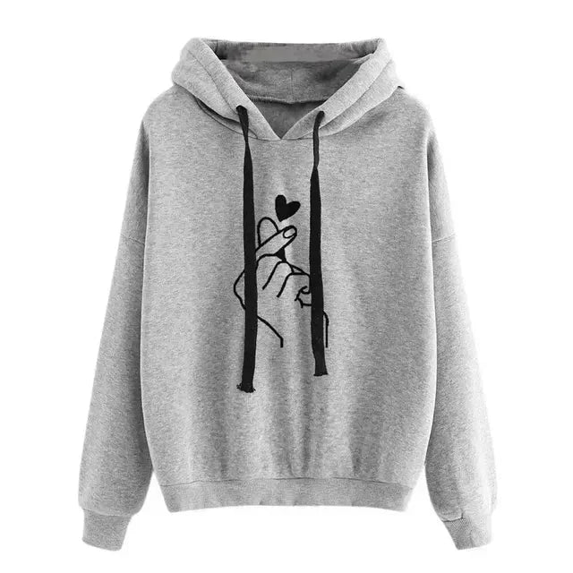 Drune | Casual Hoodie mit Grafischem Druck Baumwollmischung Weich und Komfortabel