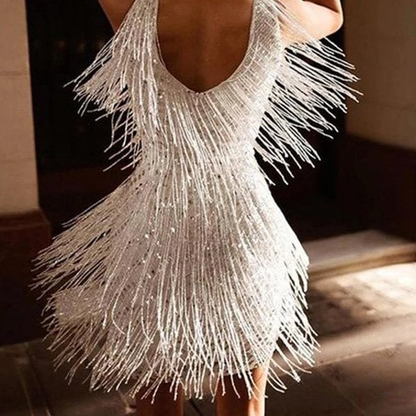 Drune | Sexy Quasten Partykleid