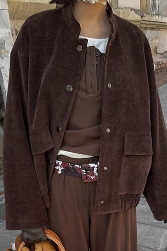 Drune | Kragen Einreiher Jacke