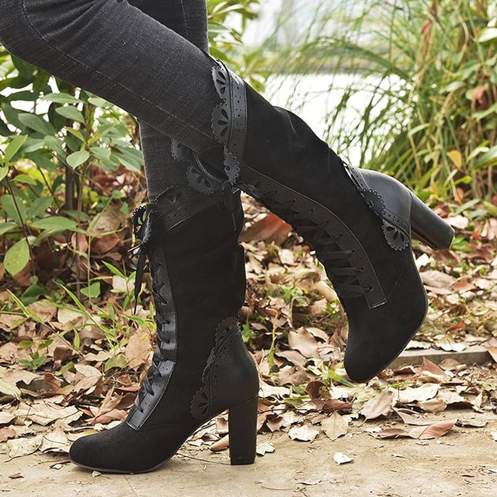 Drune - stiefel mit hohem Absatz