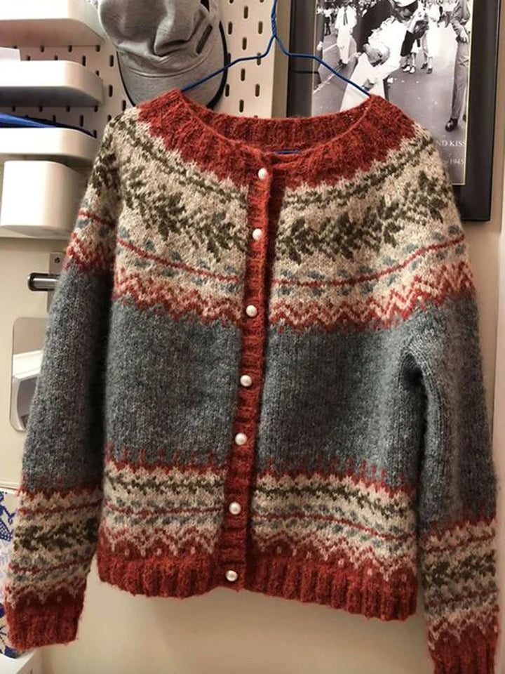 Drune | Strickjacke Aus Hochwertiger Wolle Und Baumwolle