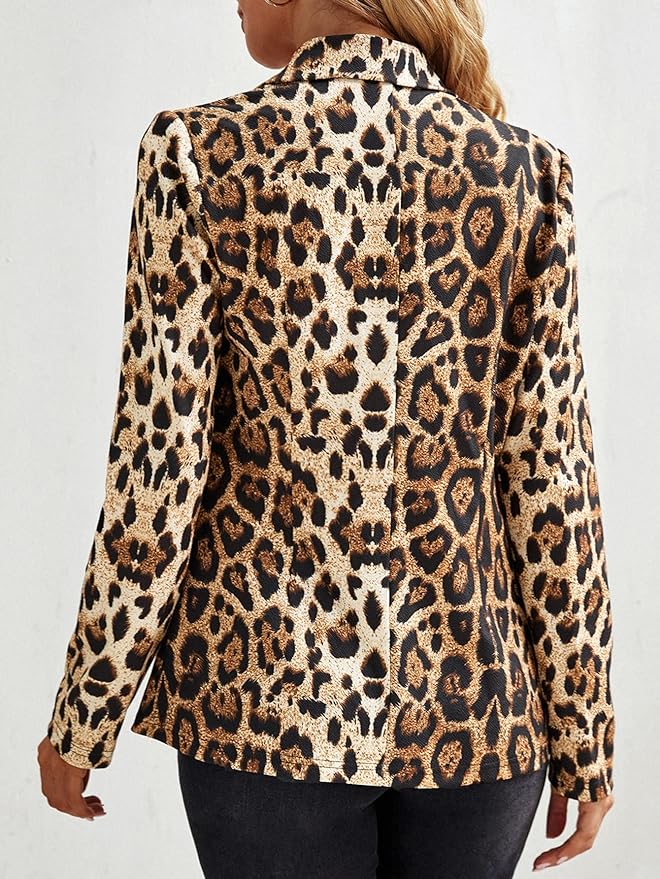 Drune | Damenblazer Leopard