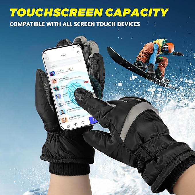 Drune | Thermische Fleece Touchscreen-Handschuhe