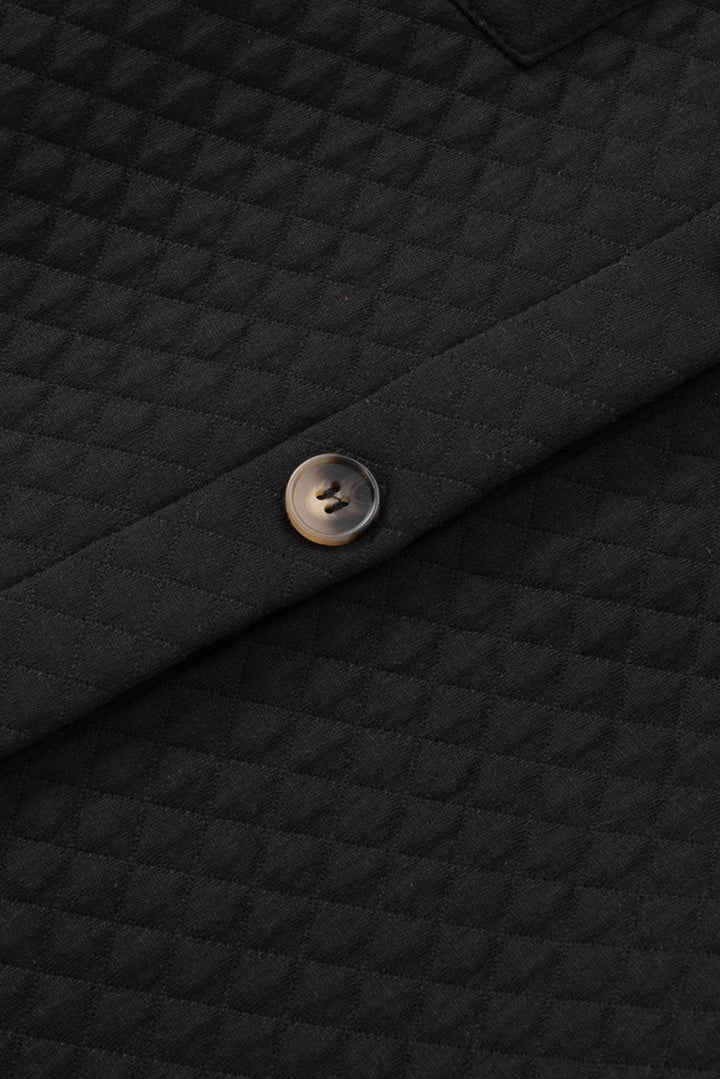 Drune | Leichtgewicht Gesteppte Hemdjacke Polyester Komfort und Stil