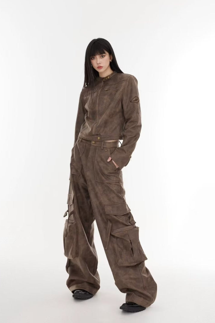 Drune | Batik Stehkragenjacke