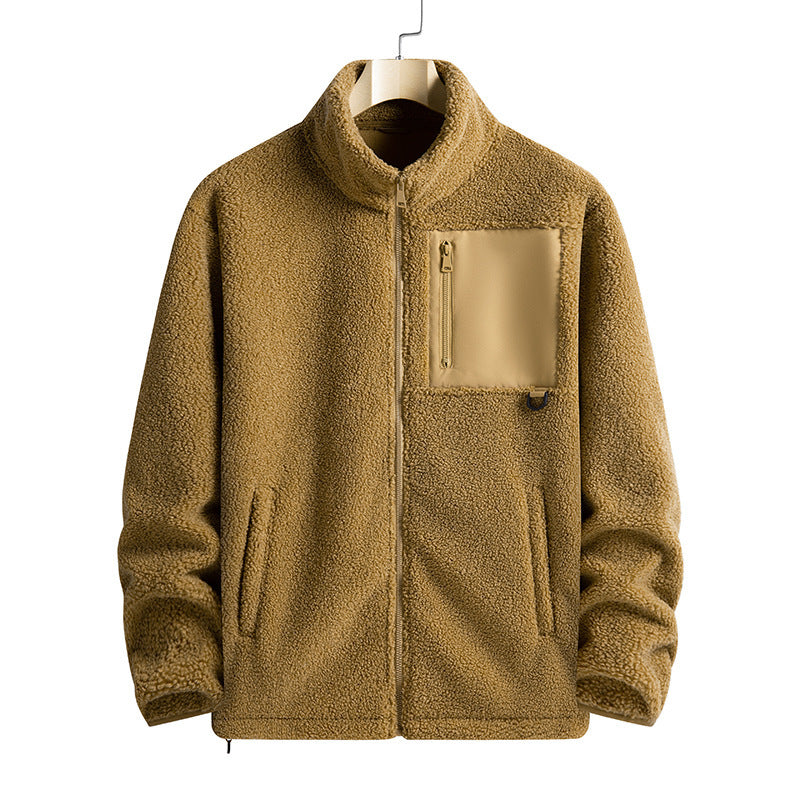 Drune | Männer Fleecejacke mit Kragen