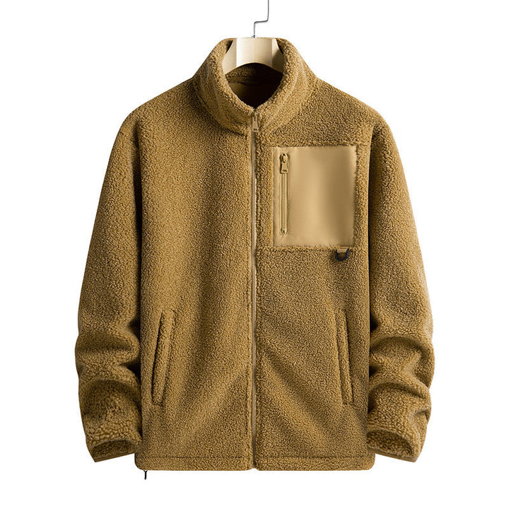 Drune | Männer Fleecejacke mit Kragen