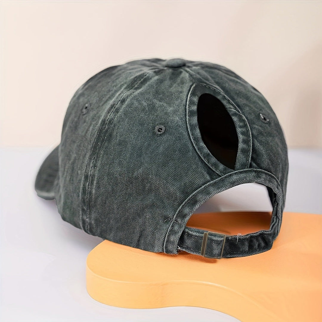 Drune | Pferdeschwanz Baseballcap mit Atmungsaktivem Komfort und Uv Schutz
