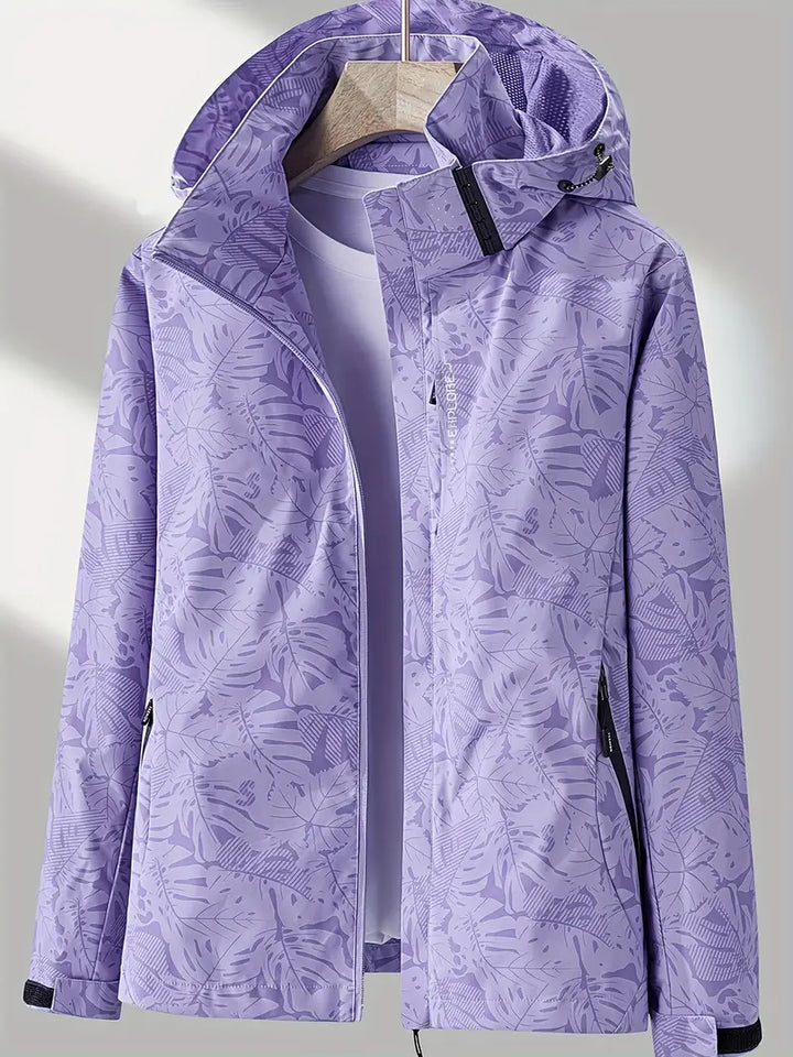 Drune | Damen Outdoor-Jacke wind- und regenfest mit abnehmbarer Kapuze | Ideal für abenteuerliche Tage