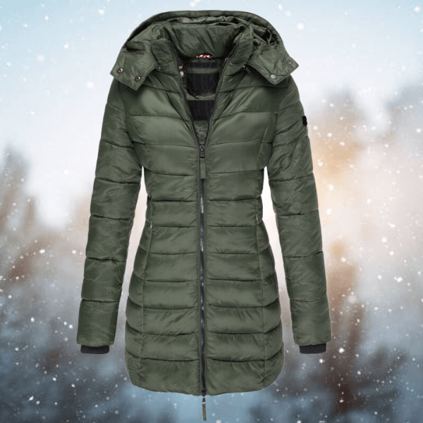 Drune | Damen Langjacke Gepolsterte Pufferjacke