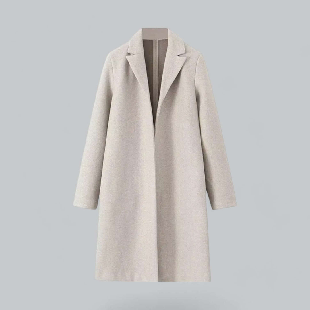 Drune | Frauen Eleganter Offener Front-Trenchcoat