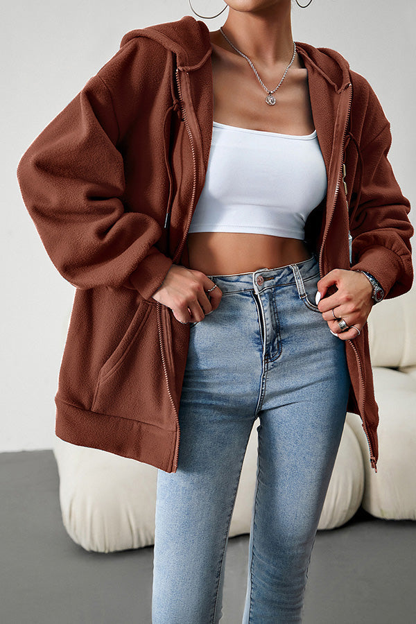 Drune | Lässiger Pullover cardigan mit Kapuze