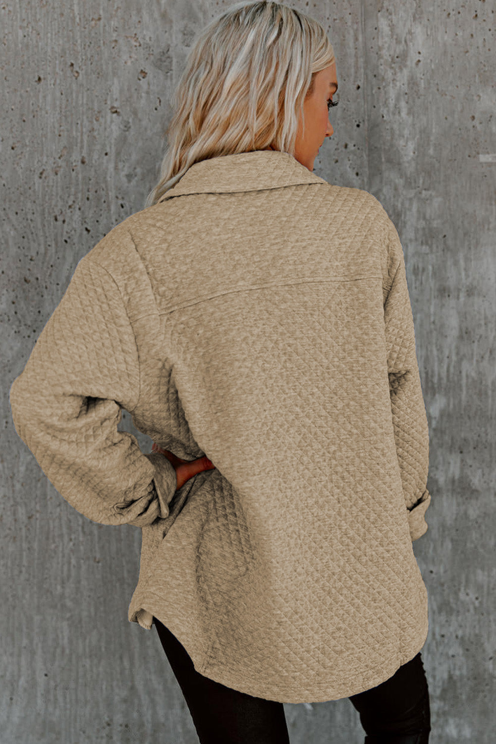 Drune | Leichtgewicht Gesteppte Hemdjacke Polyester Komfort und Stil