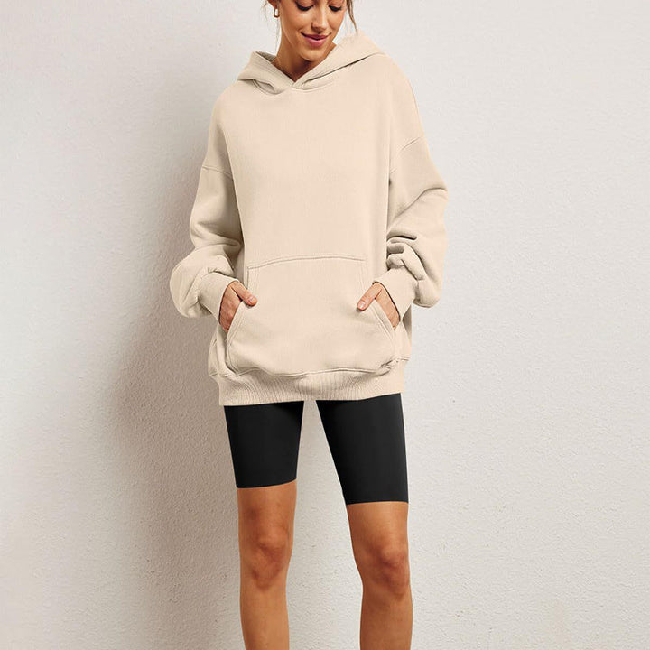 Drune | Oversized-Pullover aus Fleece mit Tasche für Damen