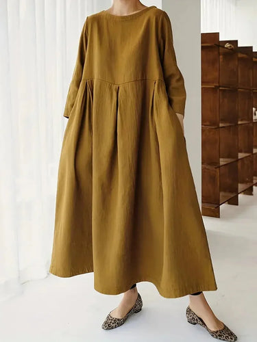 Drune | Weites Maxikleid Aus Hochwertigem Material