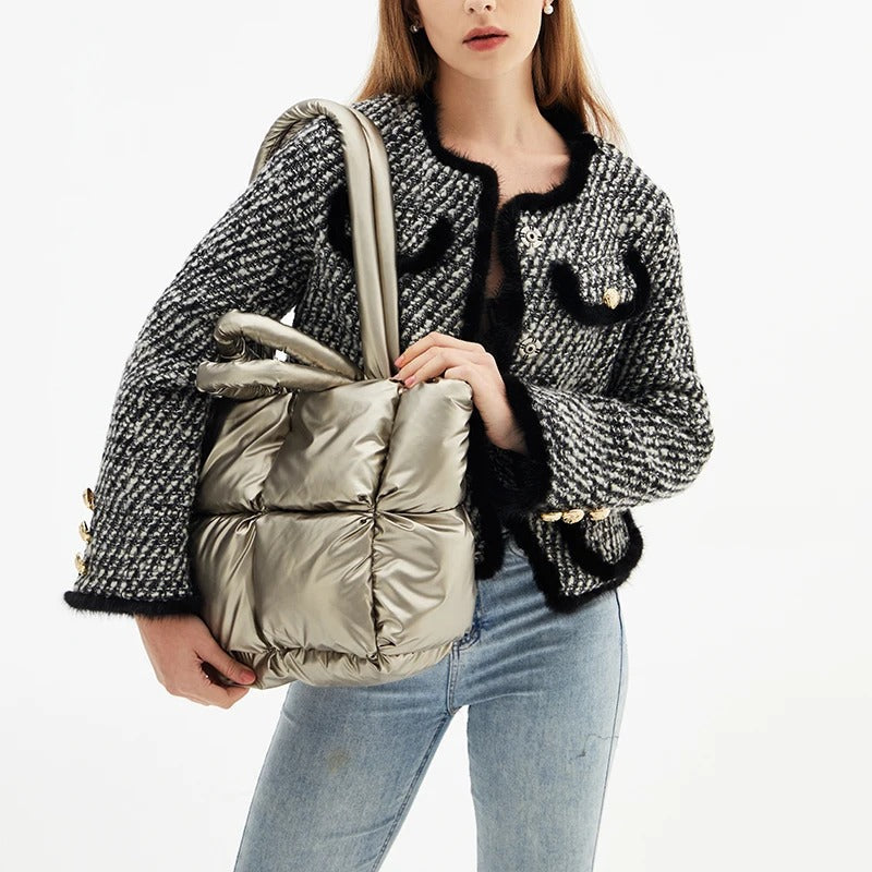 Drune | Puffer Schultertasche