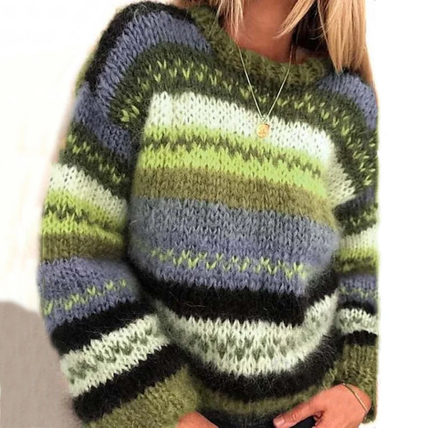 Drune | Norwegerpullover - warmer, farbenfroher skandinavischer Damenpullover