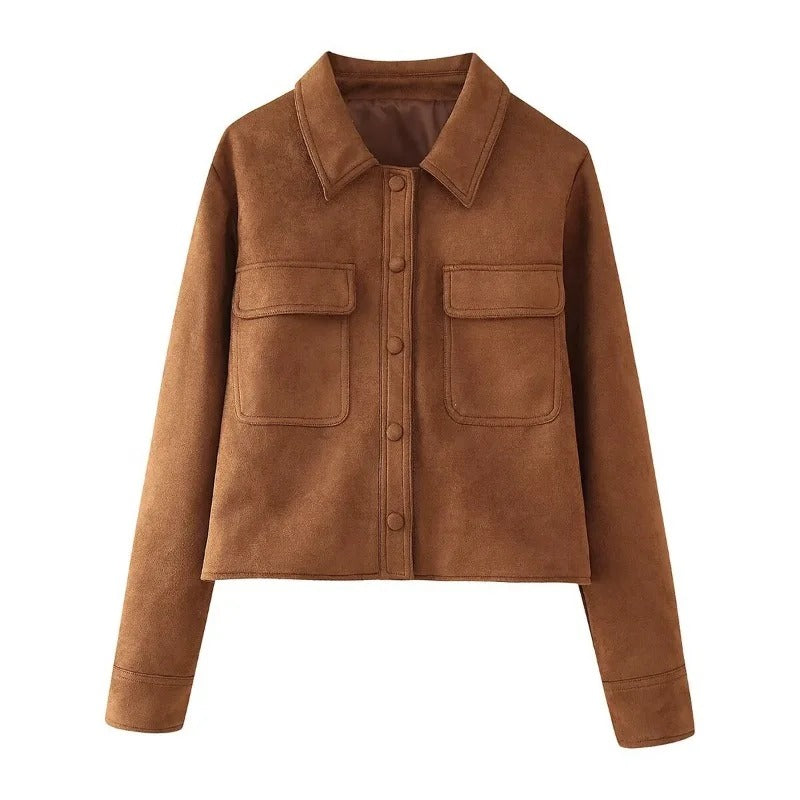 Drune | Stylische Wildlederjacke für Damen