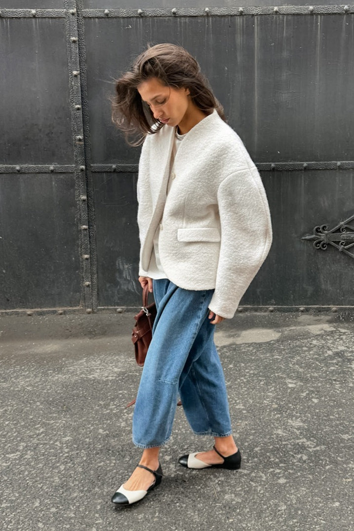Drune | Woll-V-Ausschnitt-Jacke