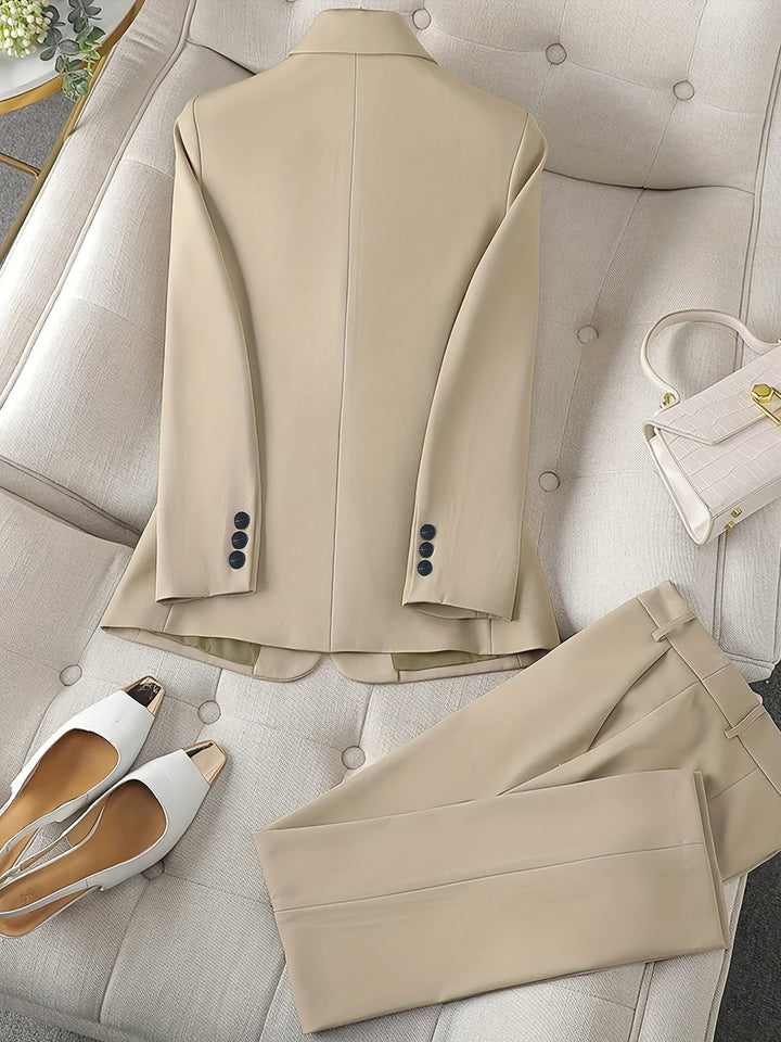 Drune | Klassischer Stil mit Revers-Blazer-Set
