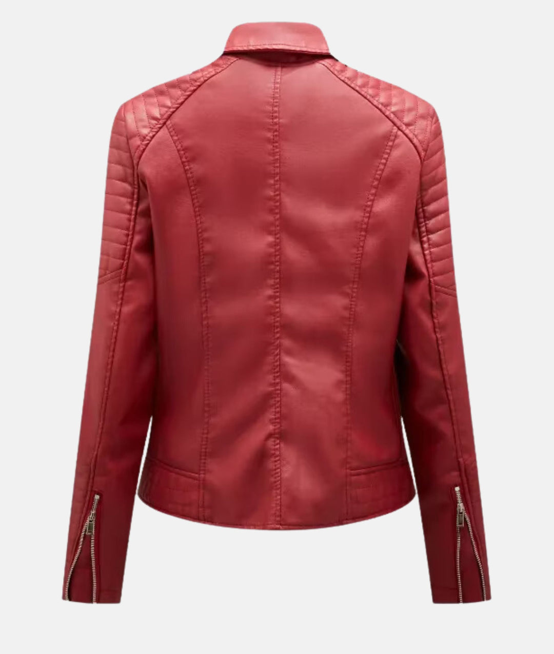 Drune | Stylish women's biker jacket made of faux leather