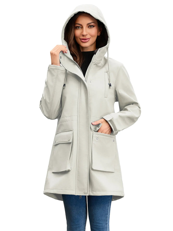 Drune | Wasserdichte Softshell-Jacke mit Kapuze für Damen Elina