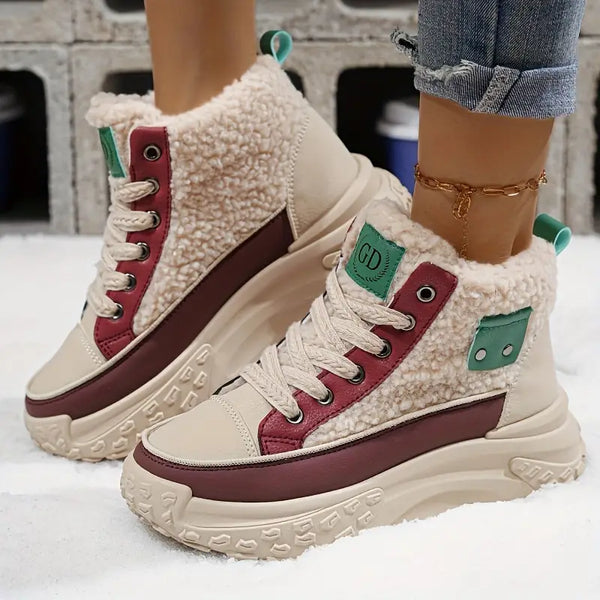 Drune | gemütliche winter schneestiefel mit fleecefutter