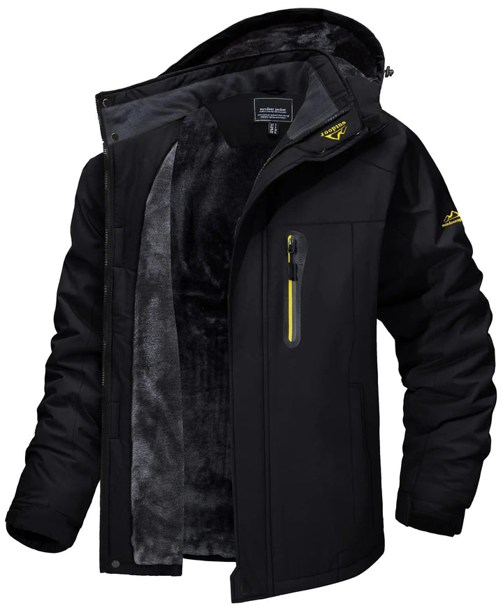 Drune | Wasserdichte Jacke mit Fleece-Futter